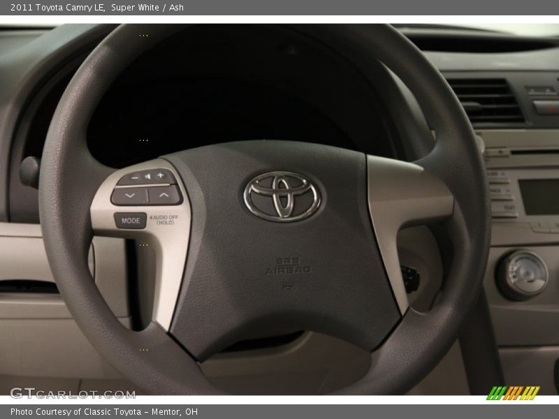 Super White / Ash 2011 Toyota Camry LE