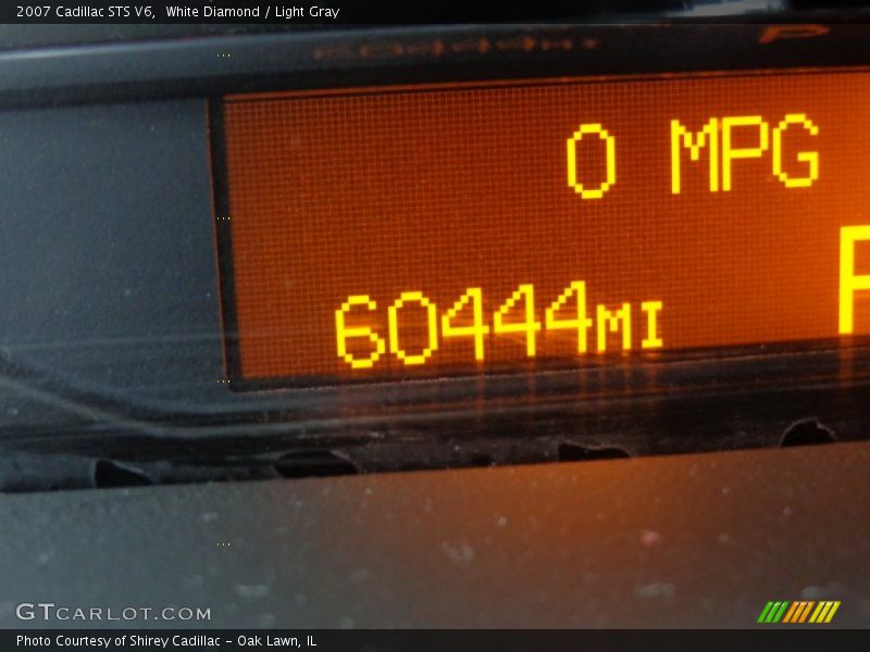 White Diamond / Light Gray 2007 Cadillac STS V6