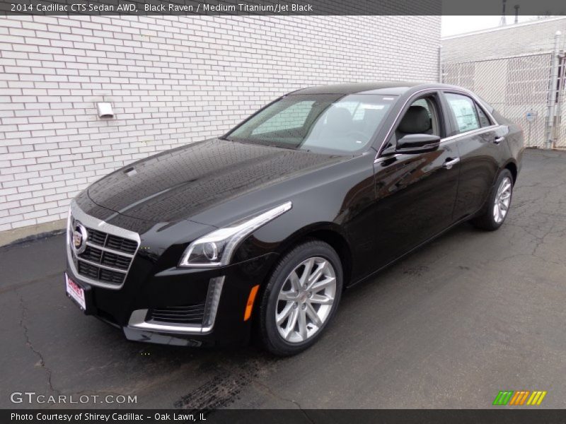 Black Raven / Medium Titanium/Jet Black 2014 Cadillac CTS Sedan AWD