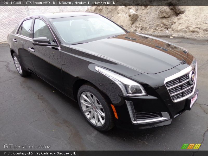 Front 3/4 View of 2014 CTS Sedan AWD