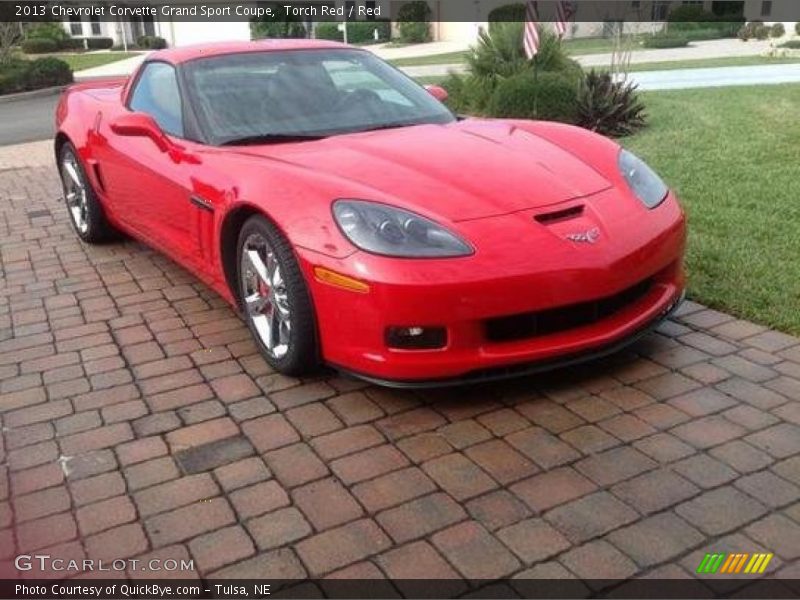 Front 3/4 View of 2013 Corvette Grand Sport Coupe