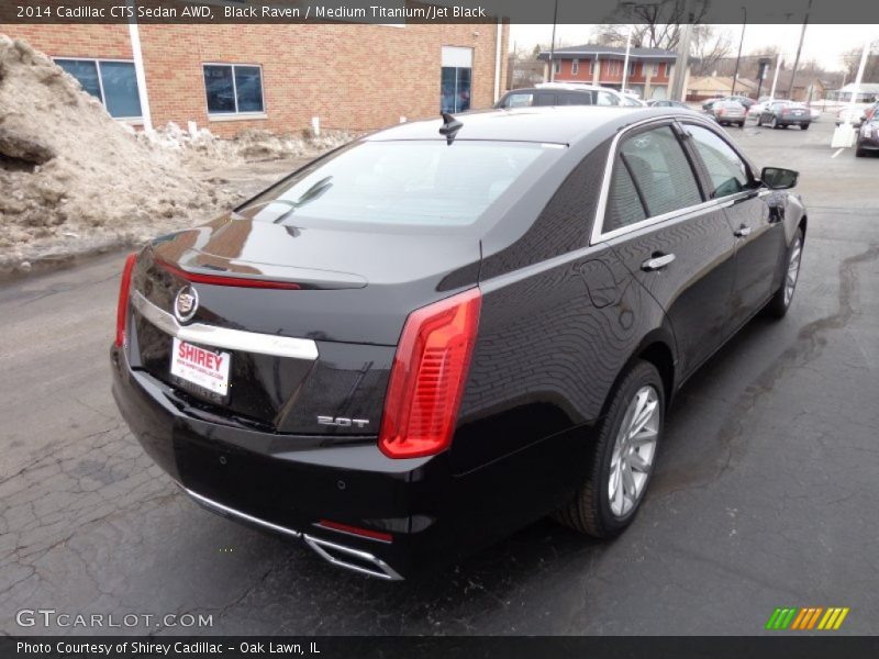 Black Raven / Medium Titanium/Jet Black 2014 Cadillac CTS Sedan AWD