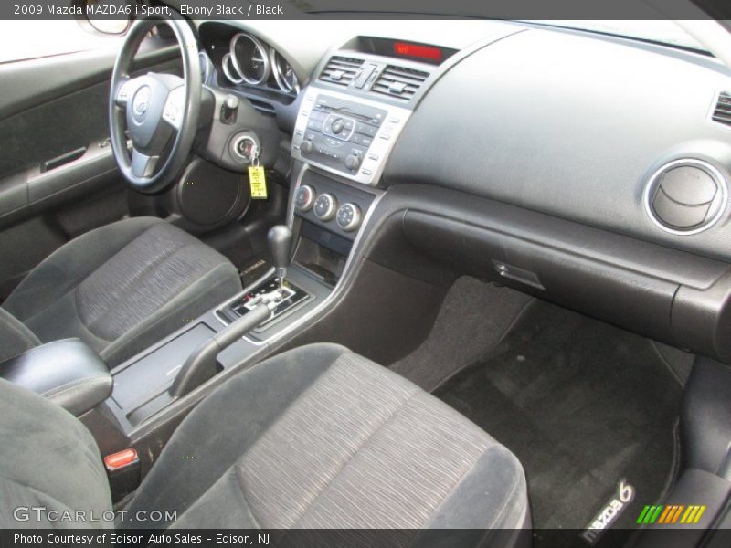 Ebony Black / Black 2009 Mazda MAZDA6 i Sport