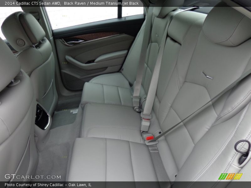 Rear Seat of 2014 CTS Sedan AWD