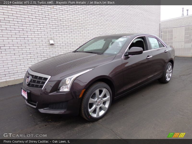 Majestic Plum Metallic / Jet Black/Jet Black 2014 Cadillac ATS 2.0L Turbo AWD