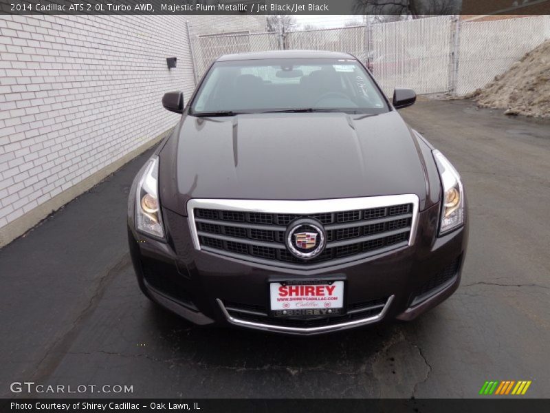Majestic Plum Metallic / Jet Black/Jet Black 2014 Cadillac ATS 2.0L Turbo AWD