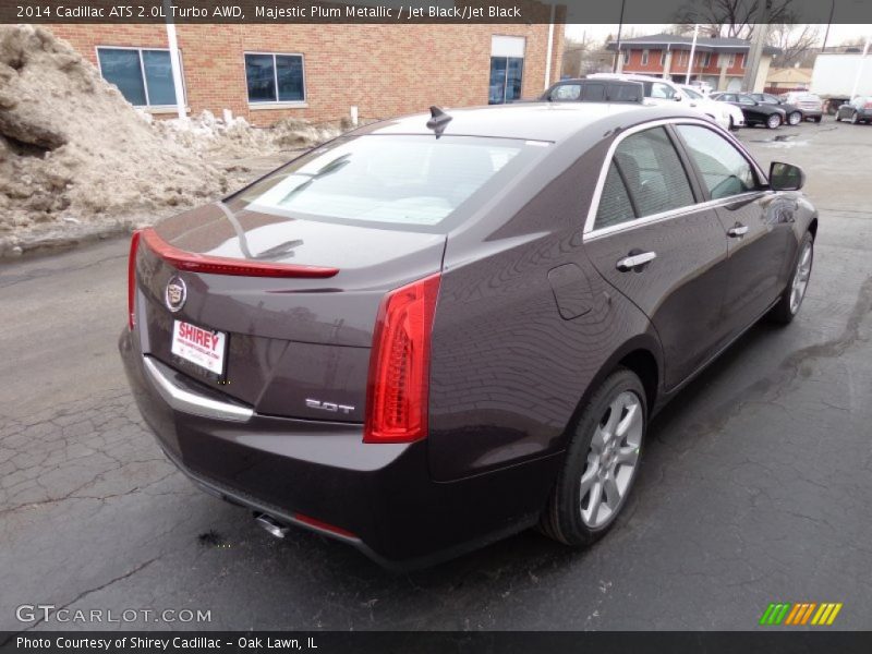 Majestic Plum Metallic / Jet Black/Jet Black 2014 Cadillac ATS 2.0L Turbo AWD