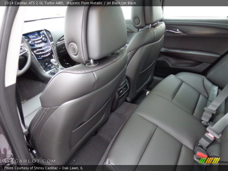 Majestic Plum Metallic / Jet Black/Jet Black 2014 Cadillac ATS 2.0L Turbo AWD