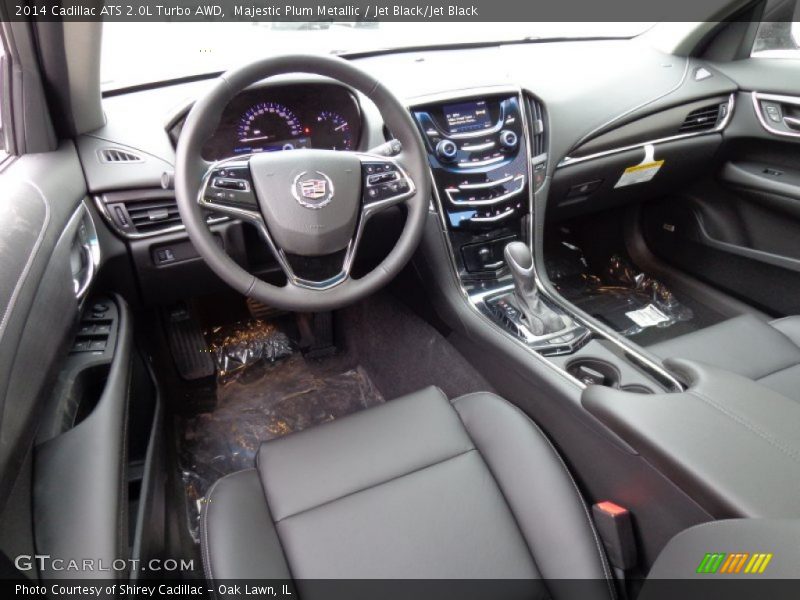 Majestic Plum Metallic / Jet Black/Jet Black 2014 Cadillac ATS 2.0L Turbo AWD