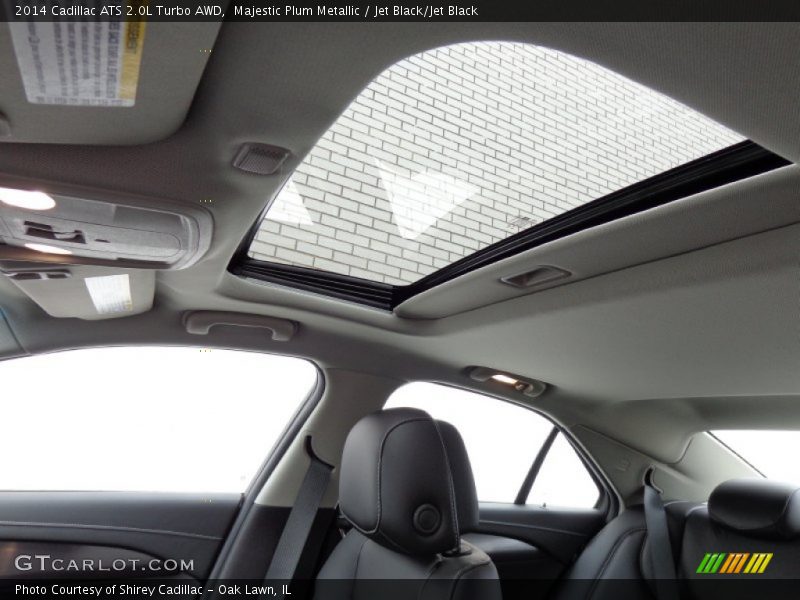 Majestic Plum Metallic / Jet Black/Jet Black 2014 Cadillac ATS 2.0L Turbo AWD