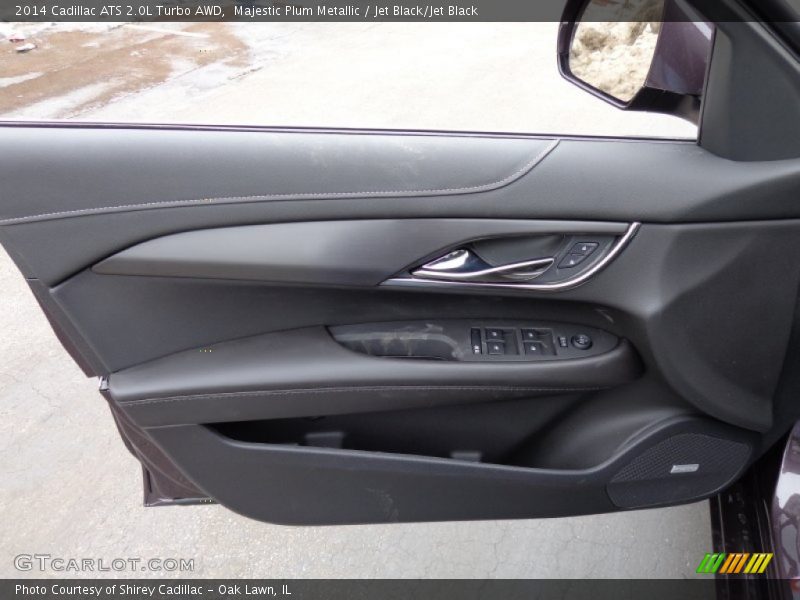 Majestic Plum Metallic / Jet Black/Jet Black 2014 Cadillac ATS 2.0L Turbo AWD