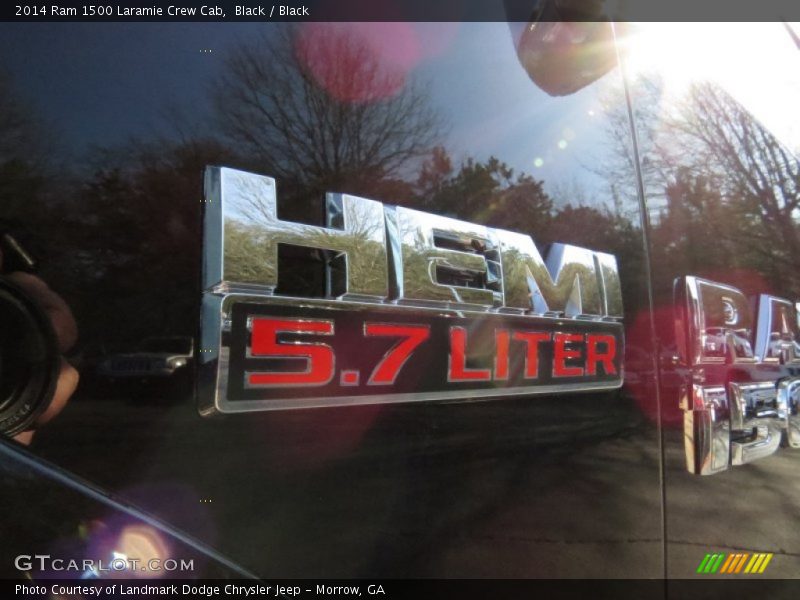 Black / Black 2014 Ram 1500 Laramie Crew Cab