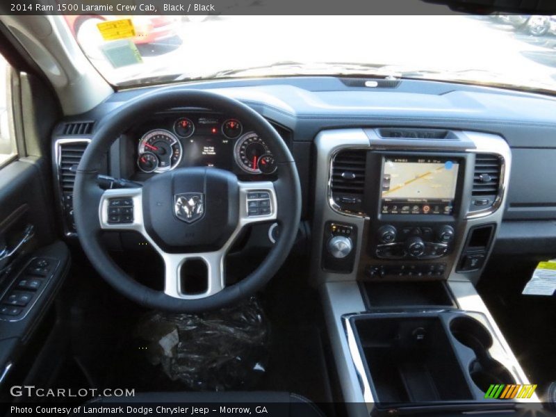 Black / Black 2014 Ram 1500 Laramie Crew Cab