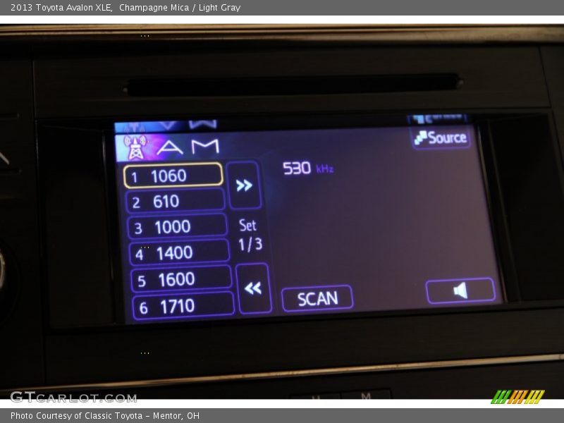 Champagne Mica / Light Gray 2013 Toyota Avalon XLE