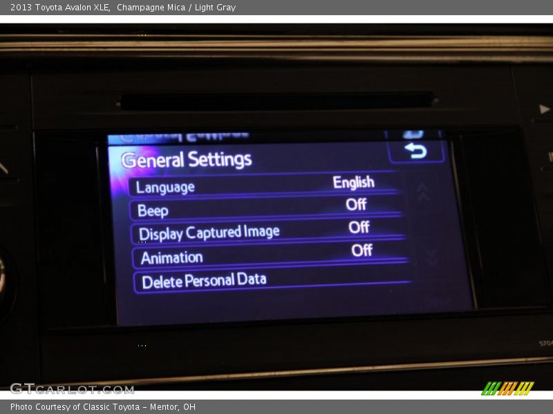 Champagne Mica / Light Gray 2013 Toyota Avalon XLE