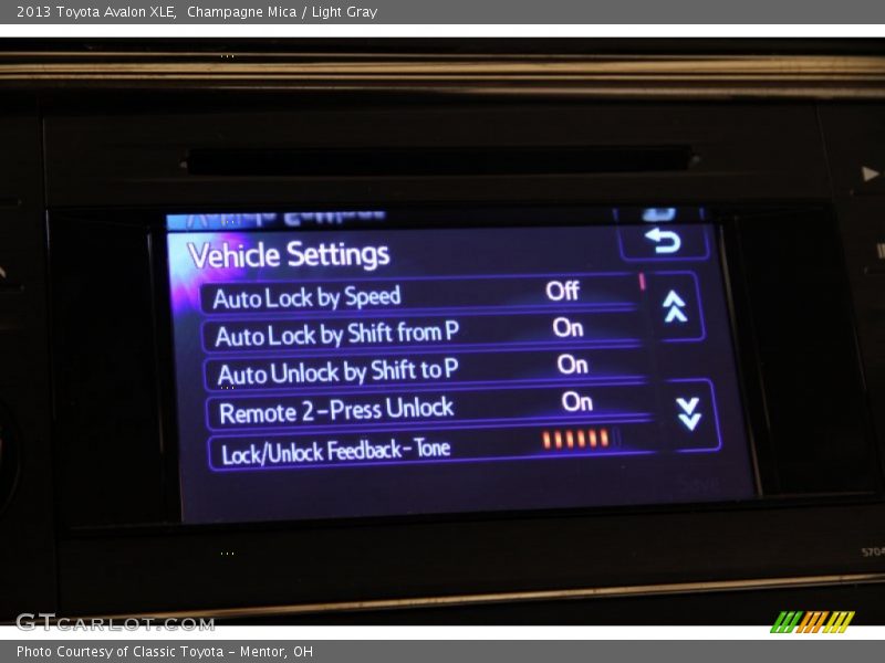 Champagne Mica / Light Gray 2013 Toyota Avalon XLE