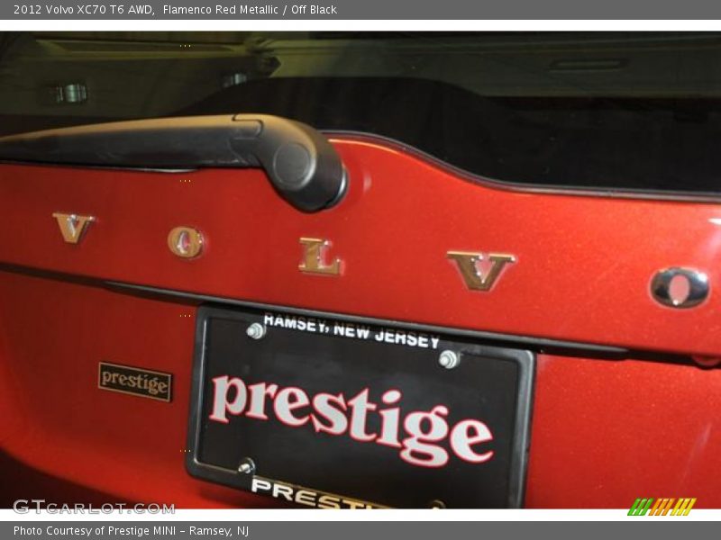 Flamenco Red Metallic / Off Black 2012 Volvo XC70 T6 AWD