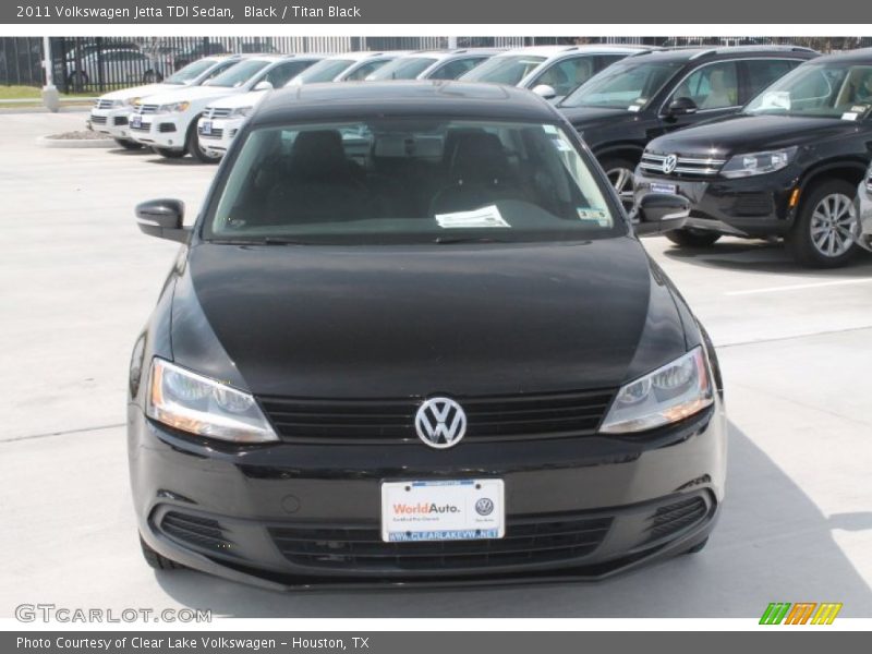 Black / Titan Black 2011 Volkswagen Jetta TDI Sedan