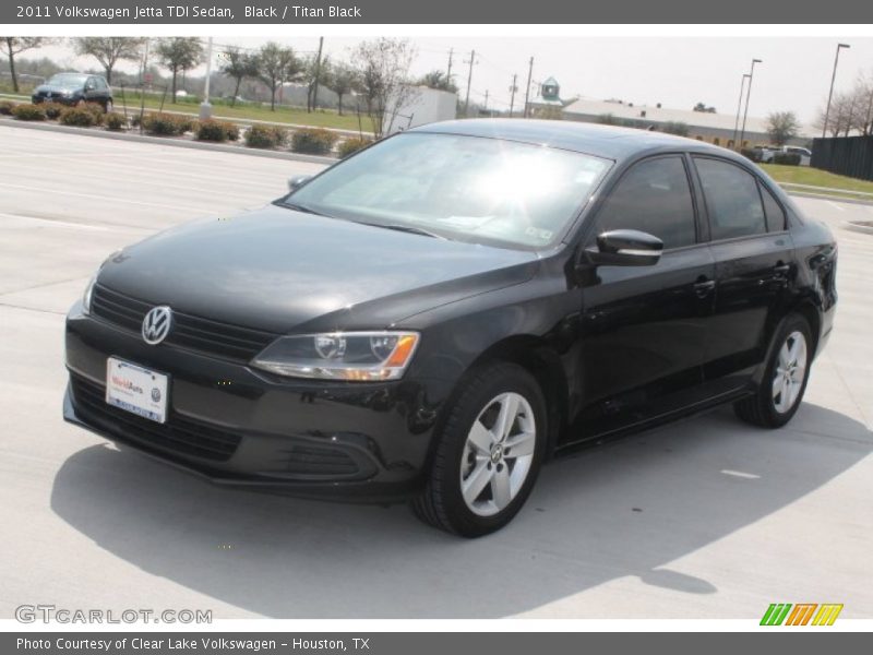 Black / Titan Black 2011 Volkswagen Jetta TDI Sedan