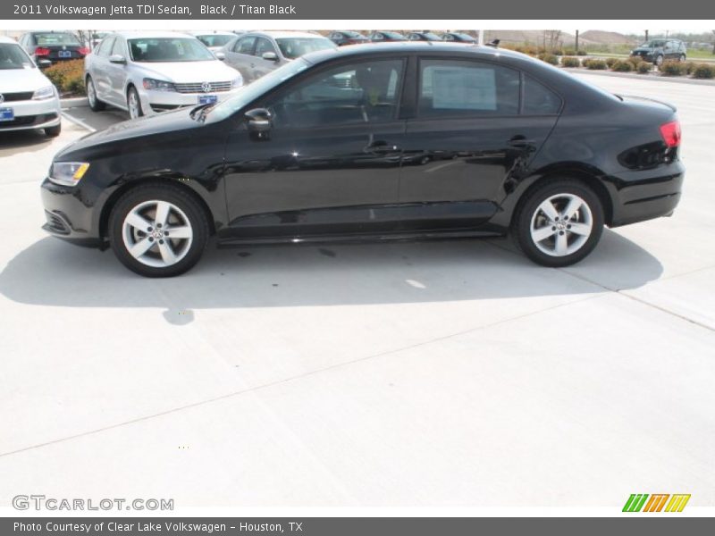 Black / Titan Black 2011 Volkswagen Jetta TDI Sedan