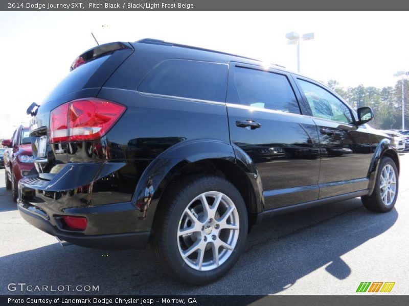 Pitch Black / Black/Light Frost Beige 2014 Dodge Journey SXT