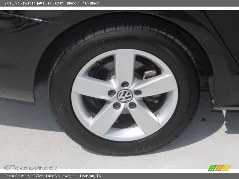Black / Titan Black 2011 Volkswagen Jetta TDI Sedan