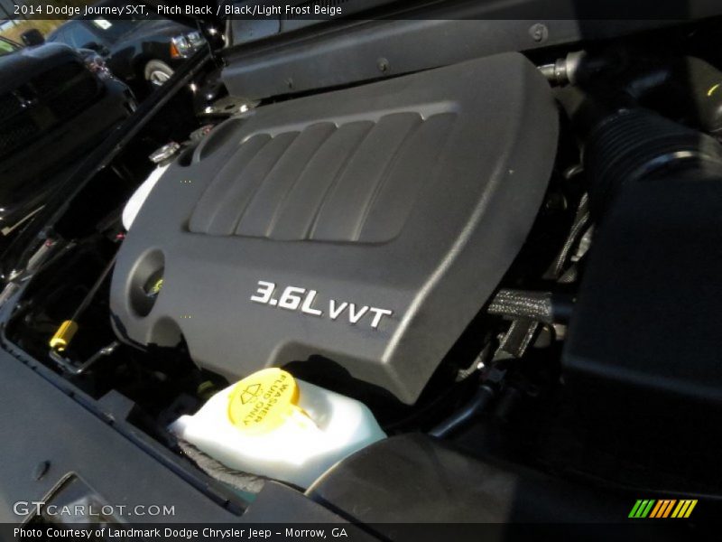 Pitch Black / Black/Light Frost Beige 2014 Dodge Journey SXT