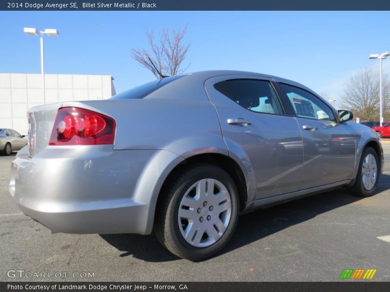 Billet Silver Metallic / Black 2014 Dodge Avenger SE