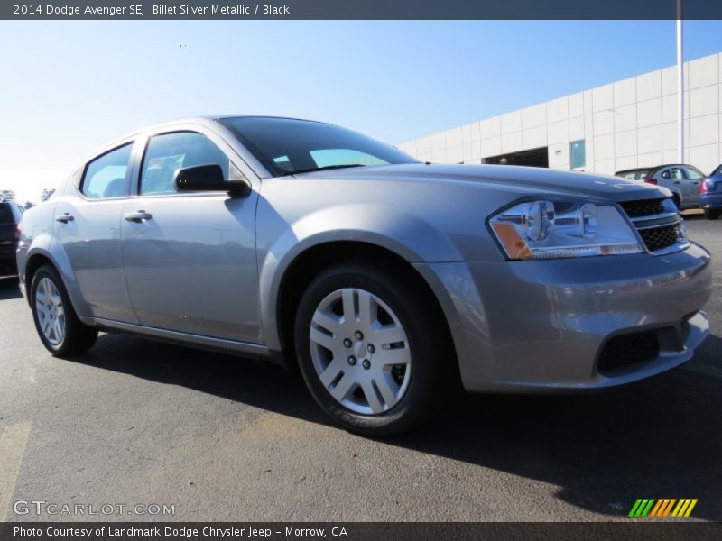 Billet Silver Metallic / Black 2014 Dodge Avenger SE