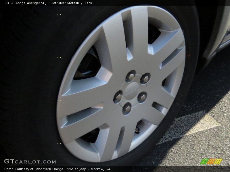 Billet Silver Metallic / Black 2014 Dodge Avenger SE