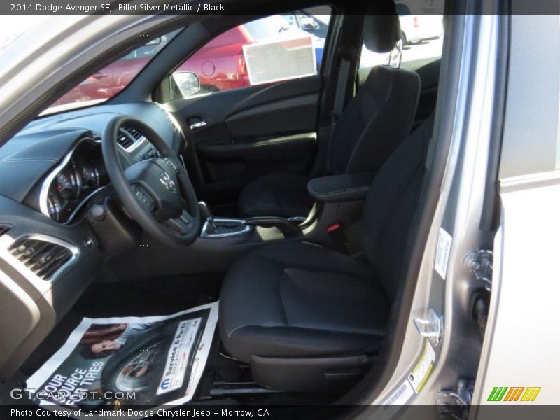 Billet Silver Metallic / Black 2014 Dodge Avenger SE