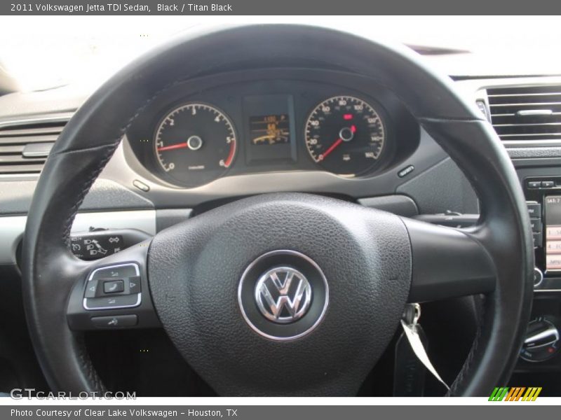 Black / Titan Black 2011 Volkswagen Jetta TDI Sedan