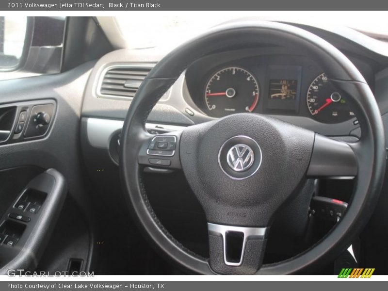 Black / Titan Black 2011 Volkswagen Jetta TDI Sedan