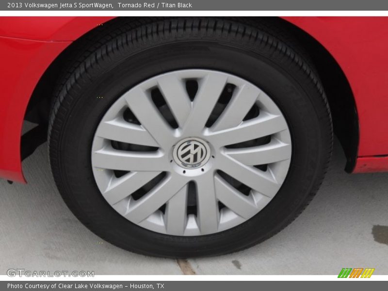 Tornado Red / Titan Black 2013 Volkswagen Jetta S SportWagen