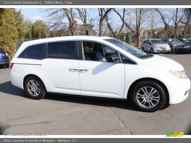 Taffeta White / Gray 2011 Honda Odyssey EX-L