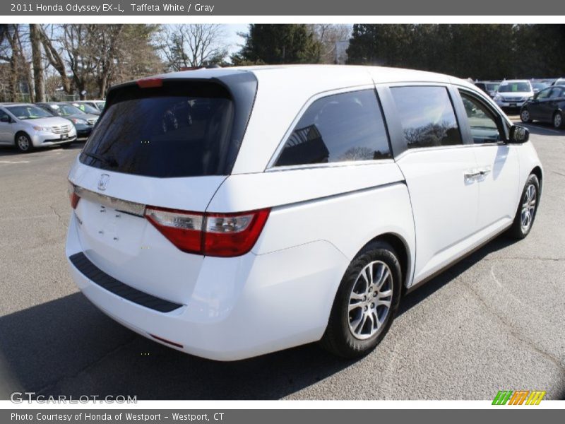 Taffeta White / Gray 2011 Honda Odyssey EX-L