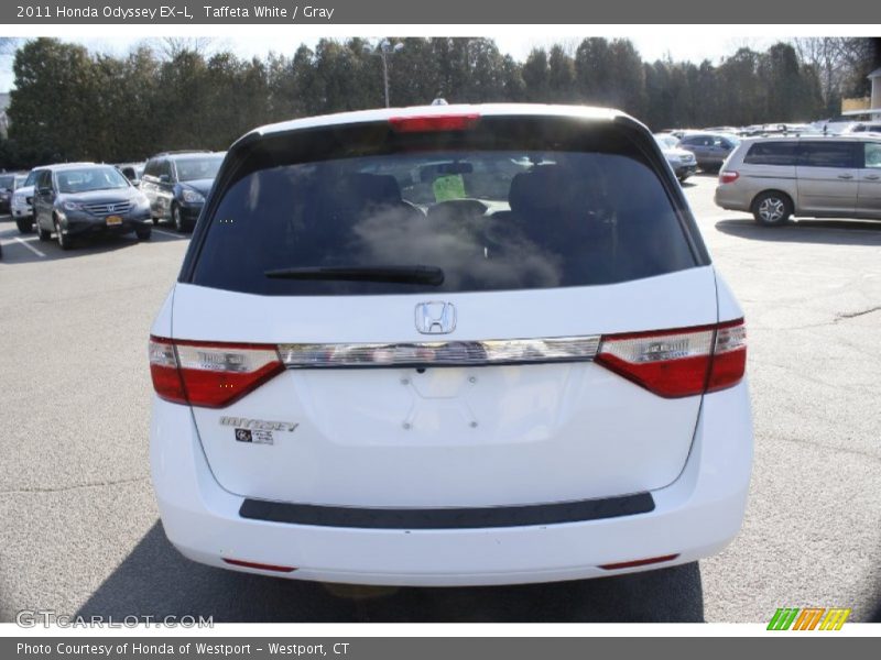 Taffeta White / Gray 2011 Honda Odyssey EX-L