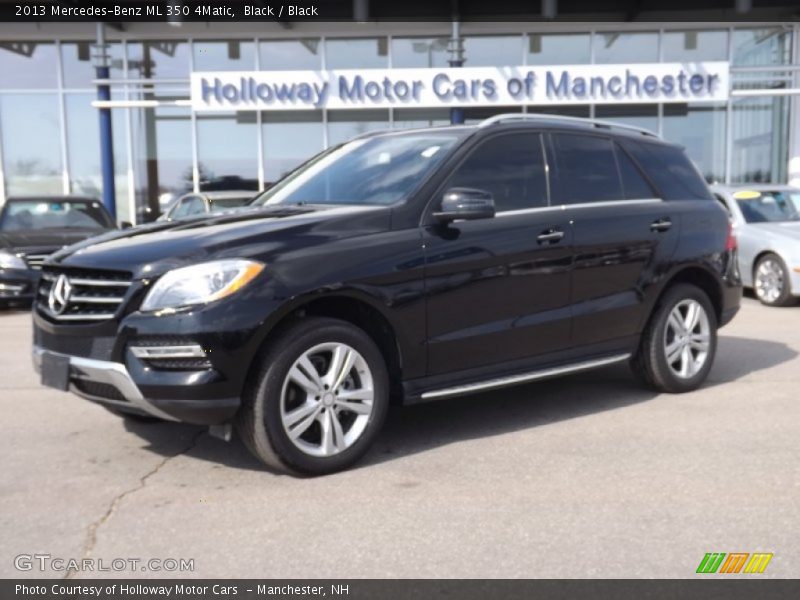 Black / Black 2013 Mercedes-Benz ML 350 4Matic