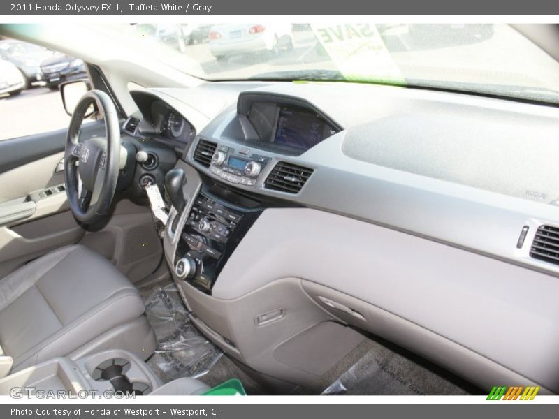 Taffeta White / Gray 2011 Honda Odyssey EX-L