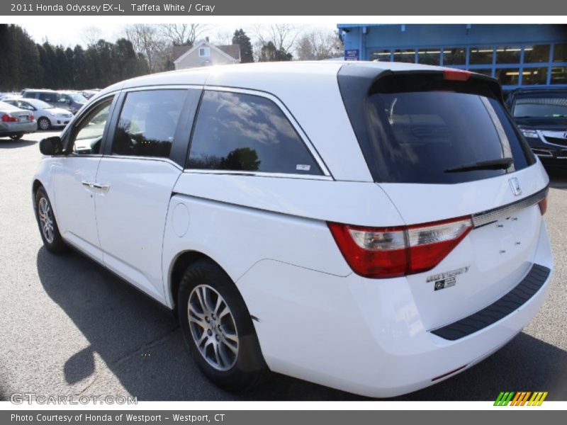 Taffeta White / Gray 2011 Honda Odyssey EX-L