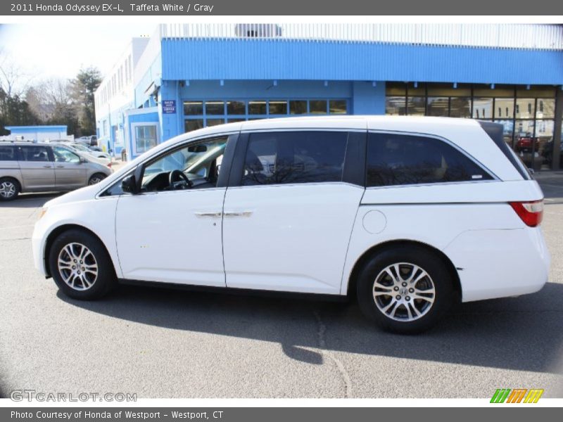 Taffeta White / Gray 2011 Honda Odyssey EX-L