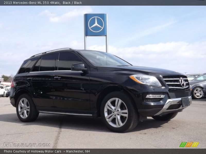 Black / Black 2013 Mercedes-Benz ML 350 4Matic