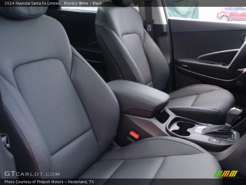 Monaco White / Black 2014 Hyundai Santa Fe Limited