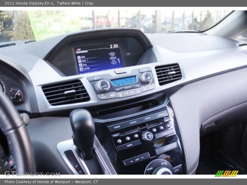 Taffeta White / Gray 2011 Honda Odyssey EX-L
