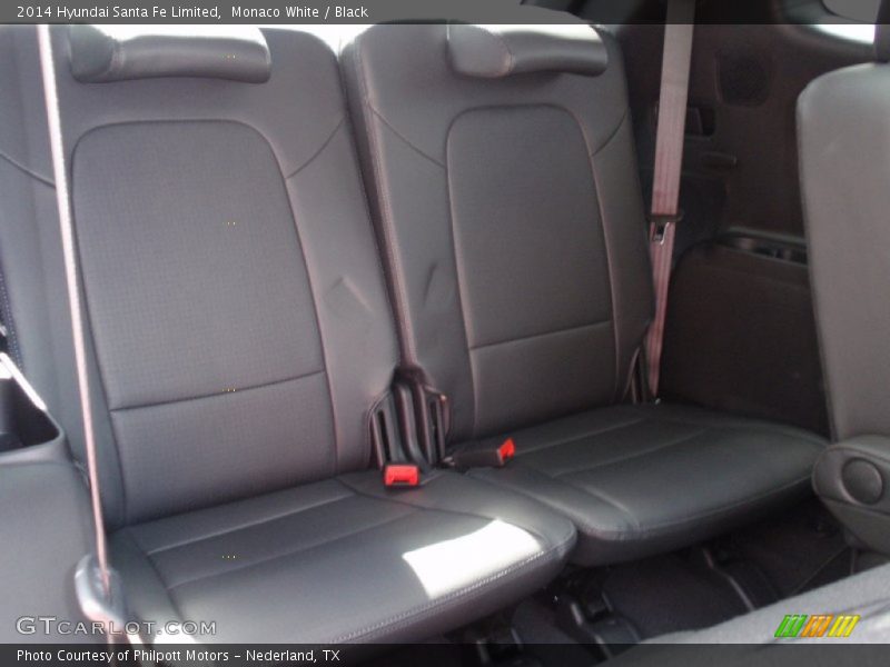 Monaco White / Black 2014 Hyundai Santa Fe Limited