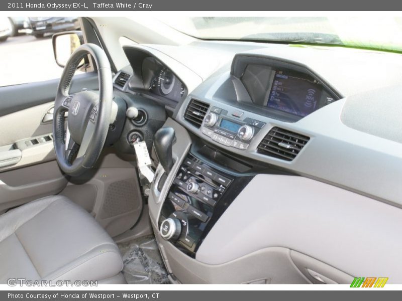 Taffeta White / Gray 2011 Honda Odyssey EX-L