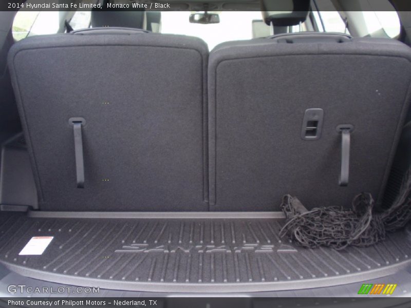 Monaco White / Black 2014 Hyundai Santa Fe Limited