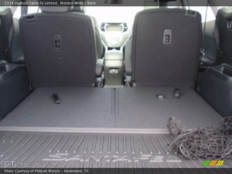 Monaco White / Black 2014 Hyundai Santa Fe Limited