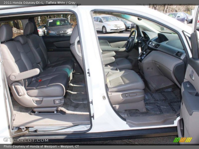 Taffeta White / Gray 2011 Honda Odyssey EX-L