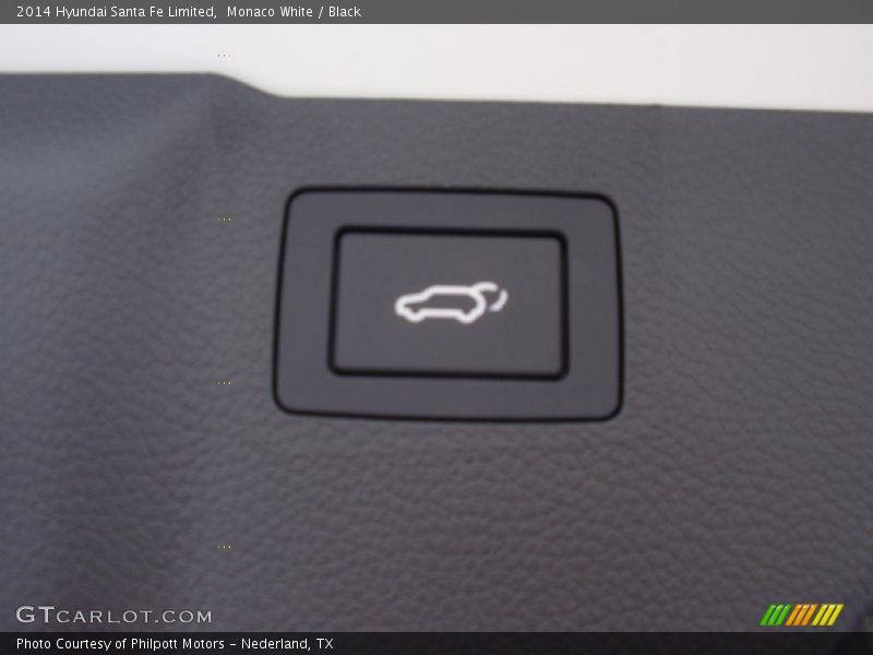 Monaco White / Black 2014 Hyundai Santa Fe Limited